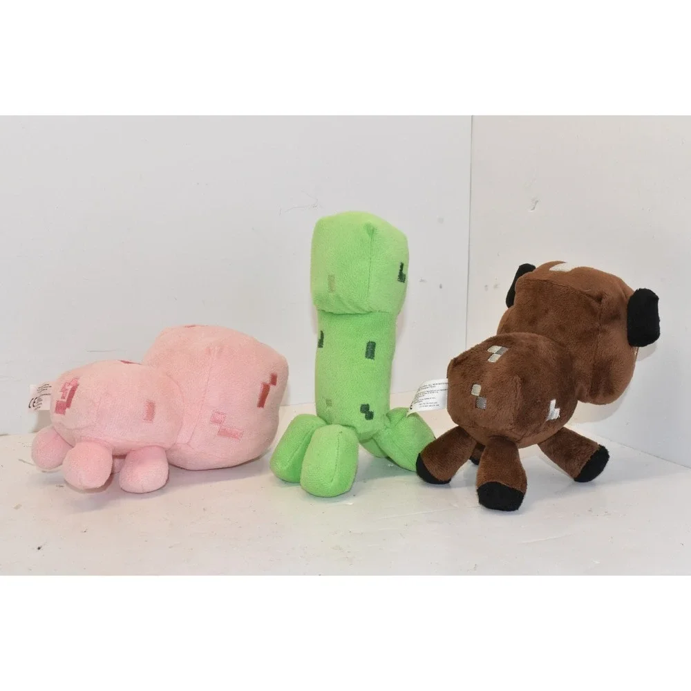 Minecraft PIG. COW, CREEPER Mojang Plush Stuffed Animal 2014 Character Toy 6